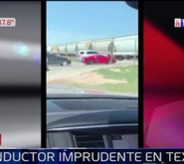 Conductor de camioneta se salva de milagro al chocar contra un tren - Paraguay.com