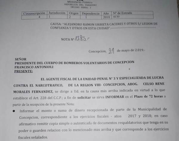 Llamativo pedido de informe a bomberos, en relación a denuncia contra intendente | Radio Regional 660 AM