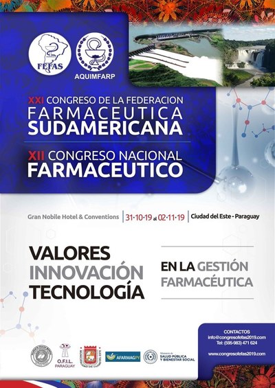 Paraguay será sede del Congreso de la Federación Farmacéutica Sudamericana | .::Agencia IP::.