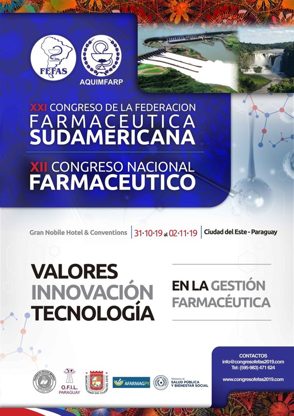 Paraguay será sede del Congreso de la Federación Farmacéutica Sudamericana | .::Agencia IP::.