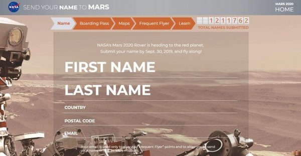 La NASA ofrece al público “pasajes” simbólicos a Marte - Ciencia - ABC Color