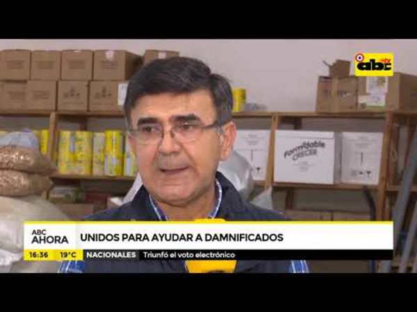 Unidos para ayudar a damnificados - Tv - ABC Color