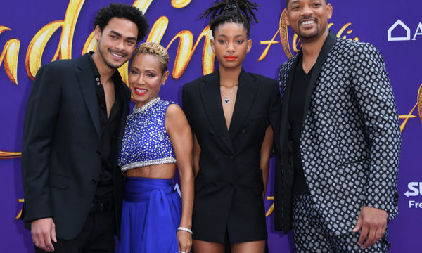 Will Smith llevó a toda su familia a la premiere de “Aladdin”