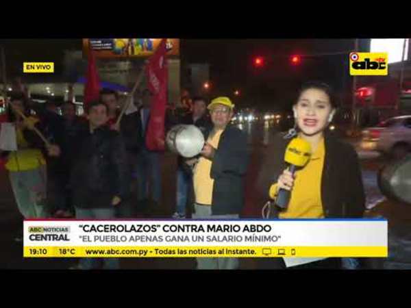 Cacerolazos contra Mario Abdo - Tv - ABC Color