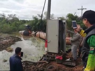 MOPC  reparará con  urgencia  muros de contención de Pilar y Alberdi
