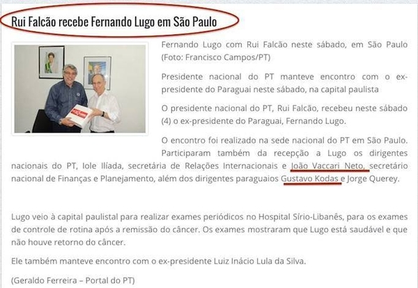 Frente Guasu sería el único involucrado - ADN Paraguayo