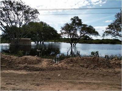 Muro de Alberdi no tiene filtraciones por la crecida del río Paraguay