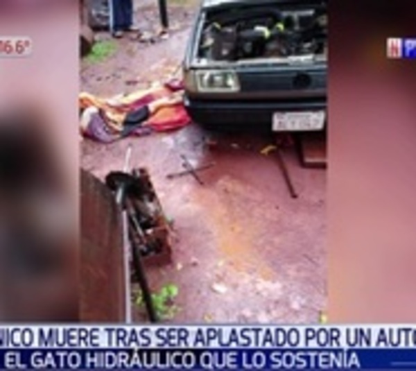 Mecánico muere asfixiado luego de ser aplastado por automóvil - Paraguay.com