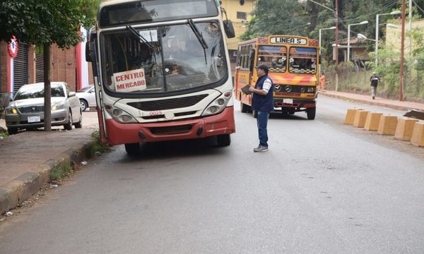 Inician control de transporte público en Ciudad del Este