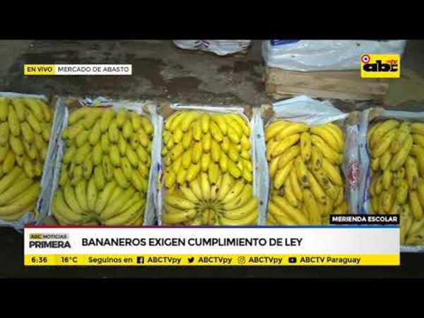 Bananeros exigen cumplimiento de ley - Tv - ABC Color