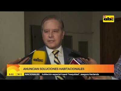 Anuncian soluciones habitacionales - Tv - ABC Color