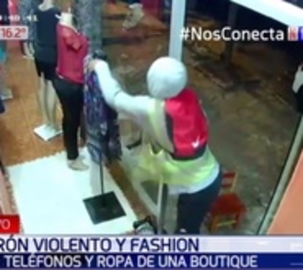 Ladrón roba celular a encargada de boutique y se lleva una prenda - Paraguay.com