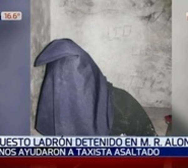 Vecinos detienen a delincuente tras asalto a taxista  - Paraguay.com