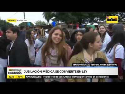 Festejan rechazo del Senado al veto - Tv - ABC Color