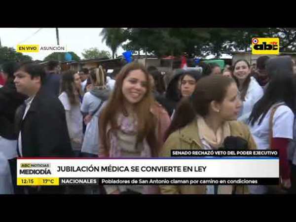 Festejan rechazo del Senado al veto - Tv - ABC Color