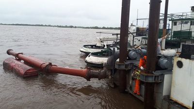 ANNP envía draga a Pilar para reforzar trabajos de emergencia