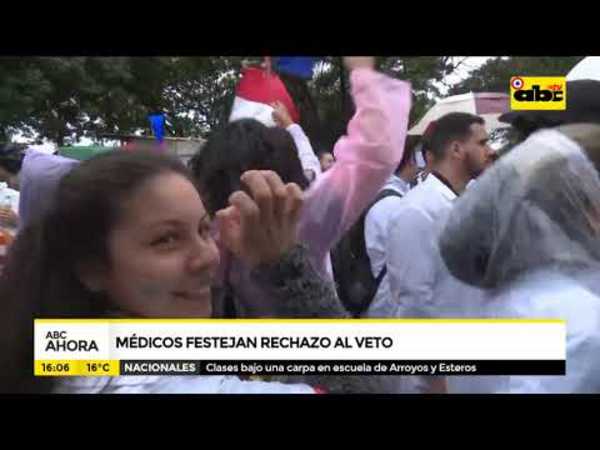 Médicos festejan rechazo del veto - Tv - ABC Color