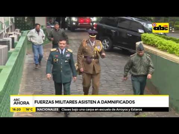 Fuerza militares asisten a damnificados - Tv - ABC Color