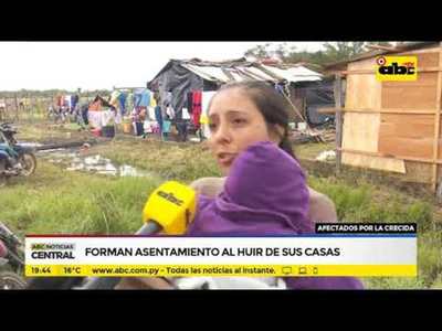 Pilar: Forman asentamientos al huir de sus casas - Tv - ABC Color