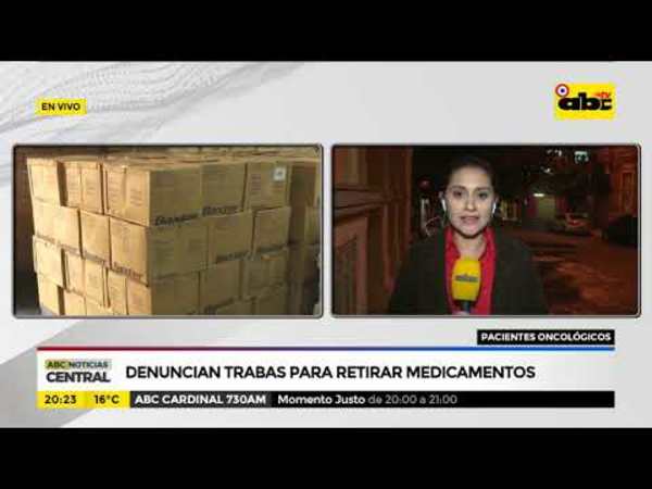 Trabas para retirar medicamentos oncológicos - Tv - ABC Color