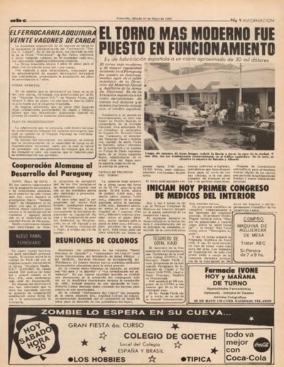 24 de mayo de 1969 - Un Dia Como Hoy - ABC Color
