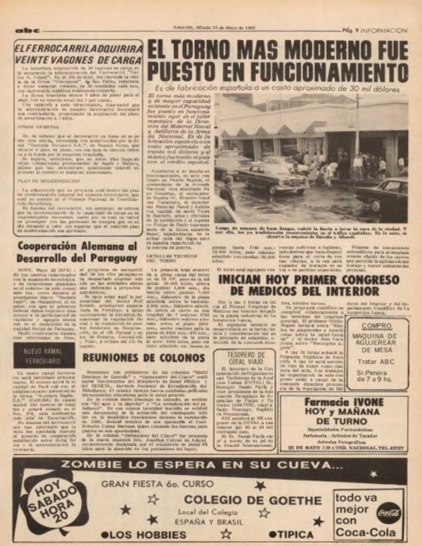 24 de mayo de 1969 - Un Dia Como Hoy - ABC Color