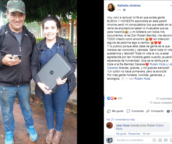 Paraguayo de bien: una historia que merece ser compartida