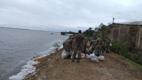 Río Paraguay sigue subiendo en el sur - Nacionales - ABC Color