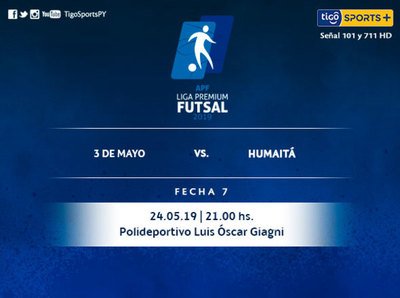 3 de Mayo se mide a Humaitá