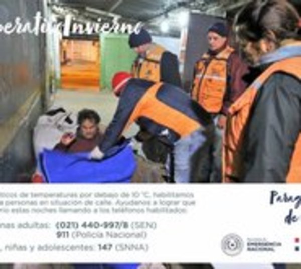 Habilitan albergue para personas en situación de calle - Paraguay.com