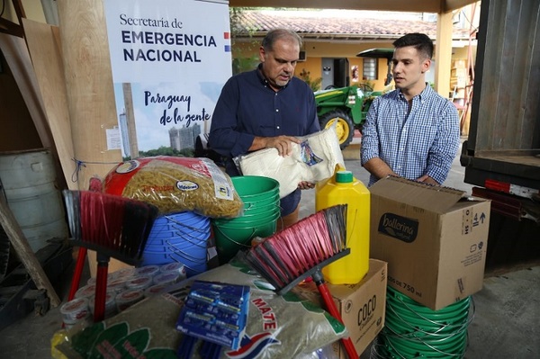 Cervecería dona artículos de limpieza a damnificados