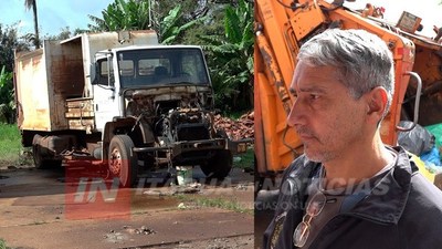 FUNCIONARIO RECLAMÓ QUE REPAREN LOS CAMIONES RECOLECTORES Y LO SANCIONARON