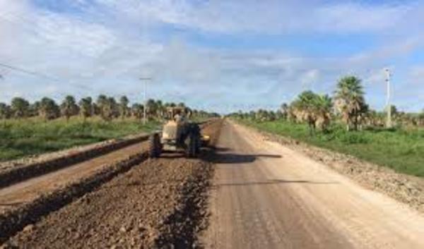 Obras en ruta Alberdi - Pilar paralizadas por inundaciones - .::RADIO NACIONAL::.