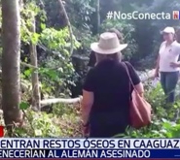 Restos óseos hallados en Caaguazú serían de alemán asesinado - Paraguay.com