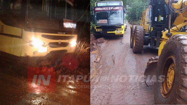 SUSPENDEN TRANSPORTE EN SANTO DOMINGO POR MAL ESTADO DE CAMINO.
