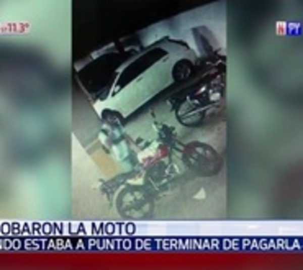 Le robaron la moto a días de pagar toda la cuota - Paraguay.com