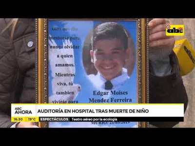 Auditoría en hospital tras muerte de niño - Tv - ABC Color