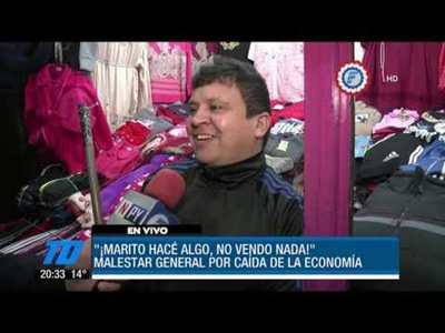 “Marito hacé algo, no vendo nada“