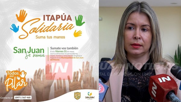 EN SAN JUAN DEL PARANÁ SE SUMA A LA CAUSA DE ITAPÚA SOLIDARIA