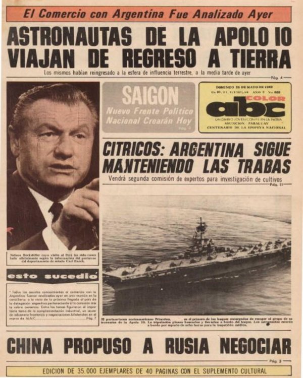 25 de mayo de 1969 - Un Dia Como Hoy - ABC Color
