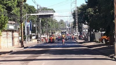 Tramo de Avda. España está bloqueado por obras - Nacionales - ABC Color