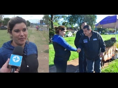 VENDEDORES DE YUYOS CONFORMES CON LA REUBICACIÓN