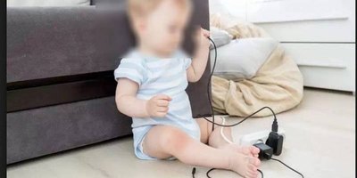 Bebé murió al morder cable de un cargador