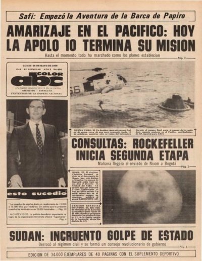 26 de mayo de 1969 - Un Dia Como Hoy - ABC Color