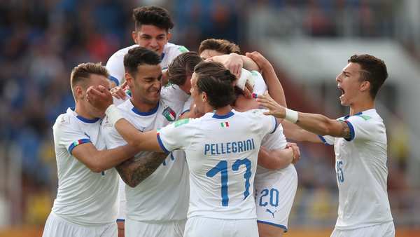 Italia se metió a los octavos de final del Mundial Sub 20