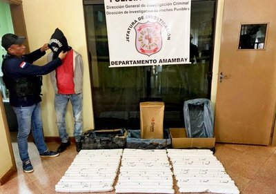 Incautan un cargamento de dinamita en gel en Pedro Juan - Edicion Impresa - ABC Color