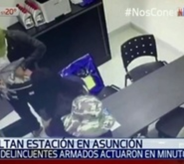 Delincuentes se llevaron G. 30 millones de estación de servicios - Paraguay.com