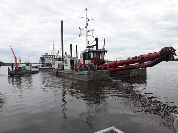 Draga de la ANNP ya se encuentra en la ciudad - ADN Paraguayo