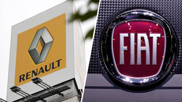 Renault y Fiat se disparan en bolsa tras confirmar que negocian su fusión