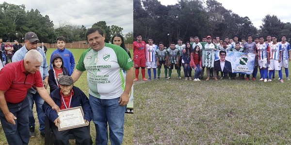 CON EMOTIVO HOMENAJE ARRANCÓ EL CAMPEONATO DE LA LIGA ALTO VERÁ